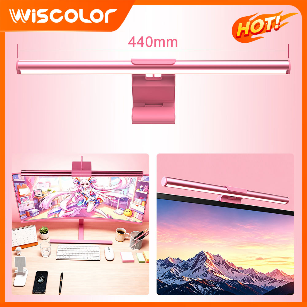 Desk Setup Home Office - Monitor Light Bar Led Lights Smart