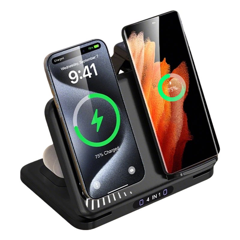 Dual Phone Holder - 4 in 1 Dual Phone Wireless