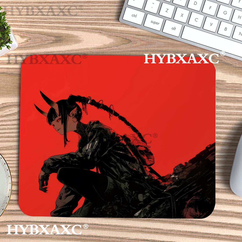 Desk Setup Red - HYBXAXC Red Background Oni Girl Mouse
