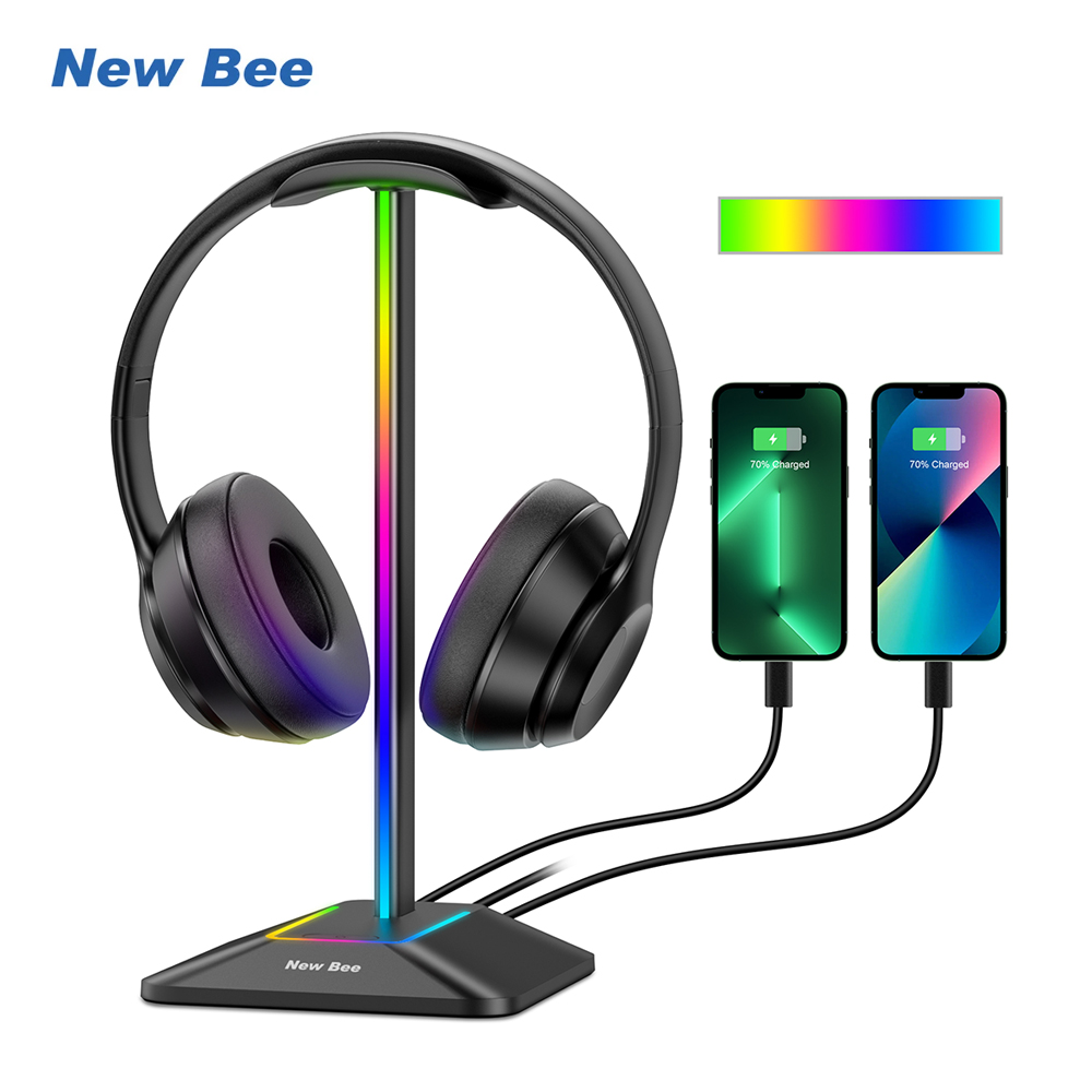 New Bee Z8 RGB Headphones Stan - огляд і ціна Desk Setup Accessories