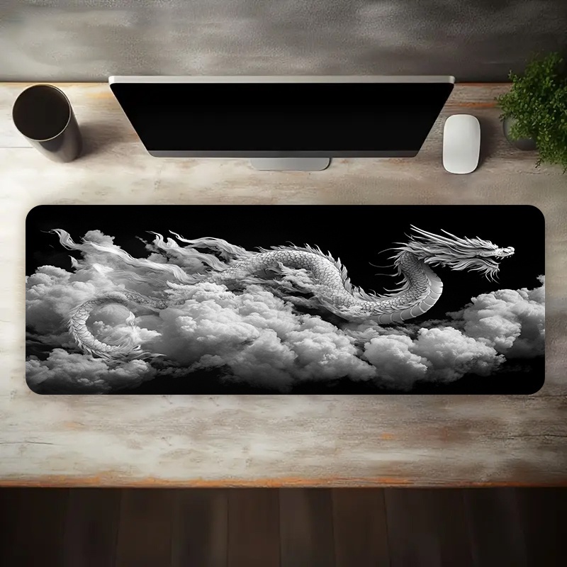 Black and White Dragon Gaming  - огляд і ціна Desk Setup Laptop And Pc