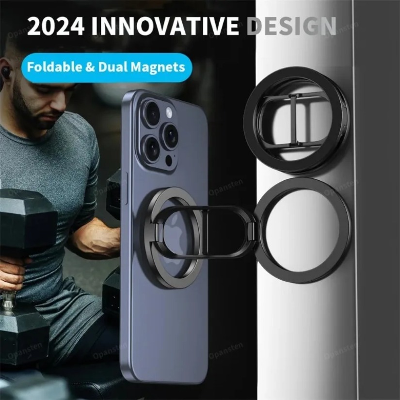 Foldable Dual Magnetic Lazy Ph - огляд і ціна Dual Phone Holder