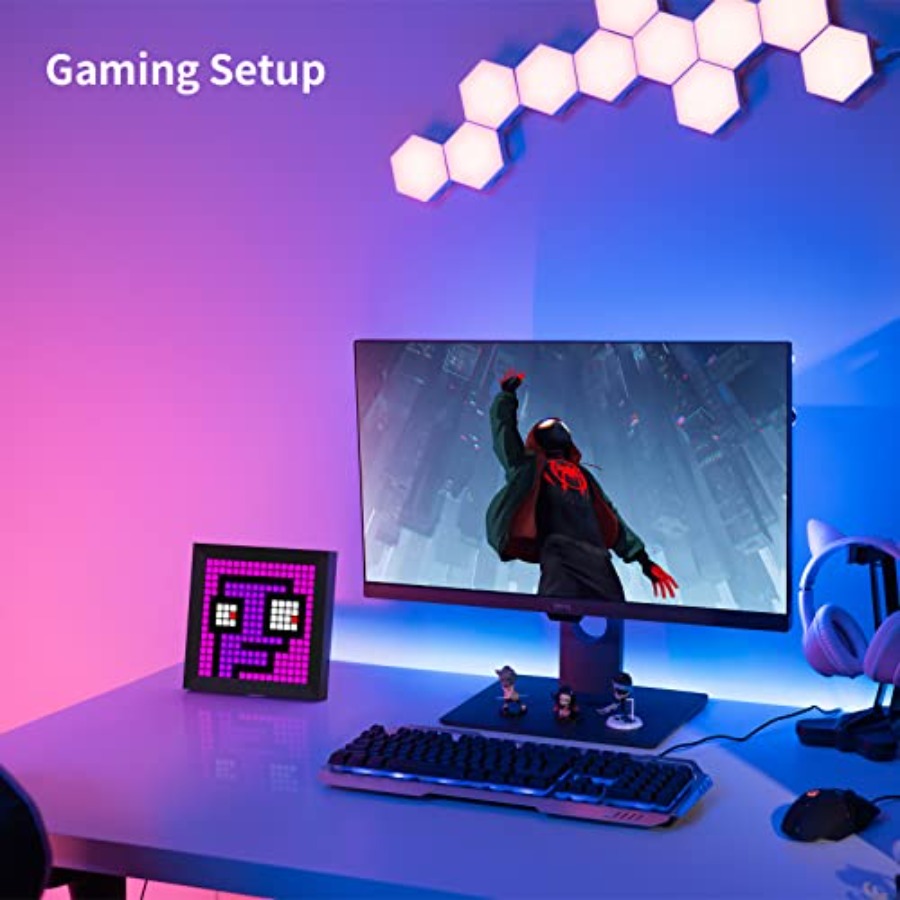 LED Light Pixel Display Panel  - огляд і ціна Desk Setup Lighting