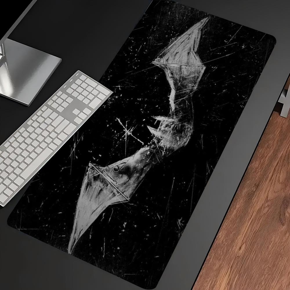 Dark Red Bat Pattern Large Gam - огляд і ціна Desk Setup Red