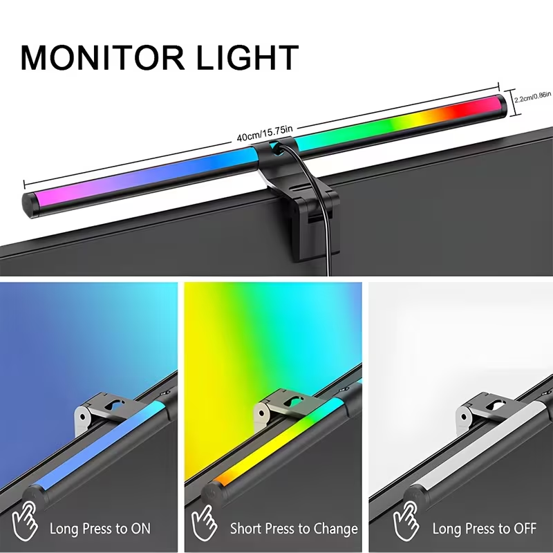 Monitor Light Bar RGB Lightbar - огляд і ціна Desk Setup Accessories