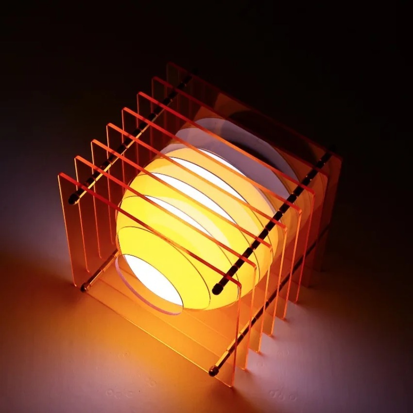 DIY Acrylic Thousand Layer Lam - огляд і ціна Desk Setup Lighting