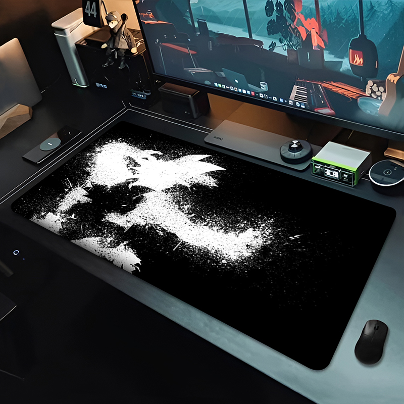 DBZ Black Anime Mouse Pad Drag - огляд і ціна Desk Setup Accessories