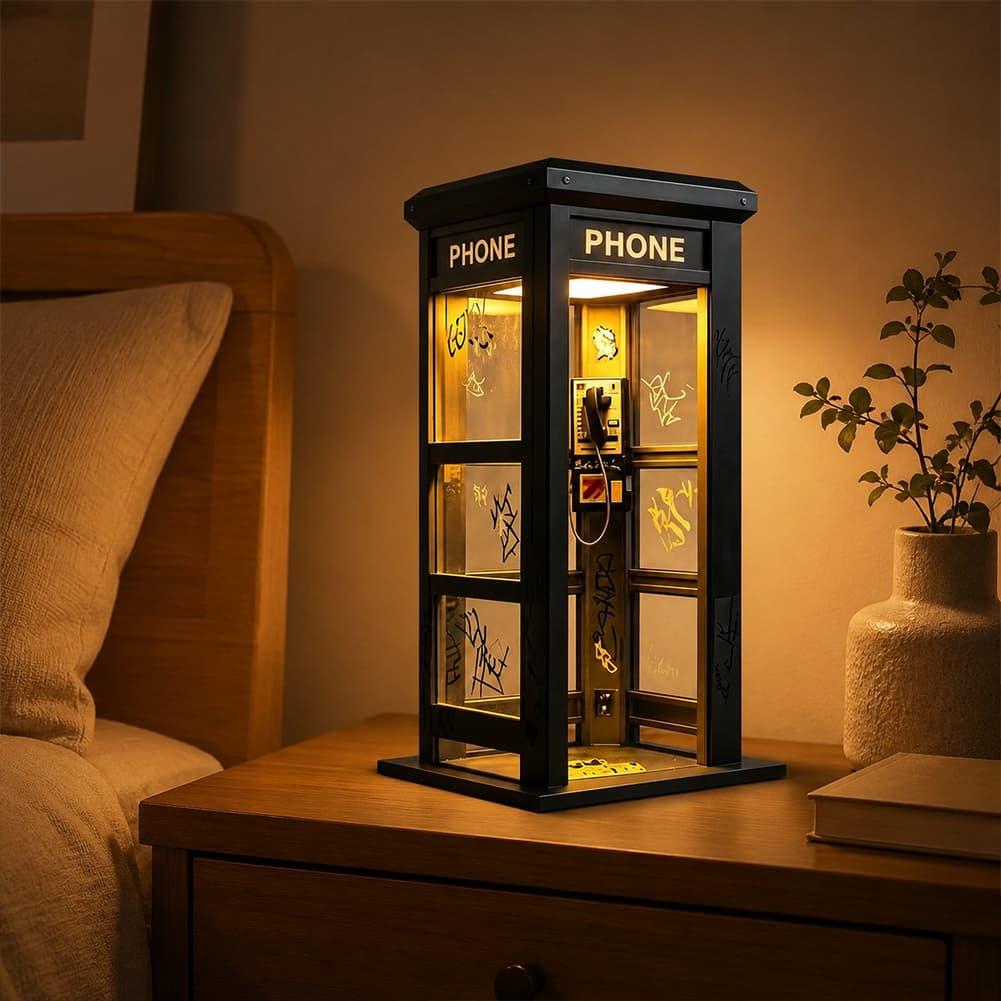 Retro Graffiti Phone Booth Tab - огляд і ціна Desk Setup Lighting