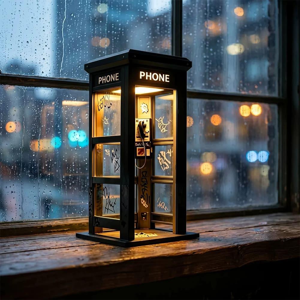 Retro Graffiti Phone Booth Tab - огляд і ціна Desk Setup Lighting