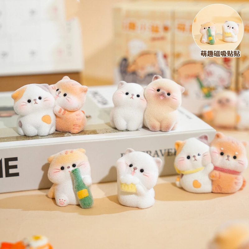 Flocked Unique Lovely Cat Stat - огляд і ціна Desk Setup Editing