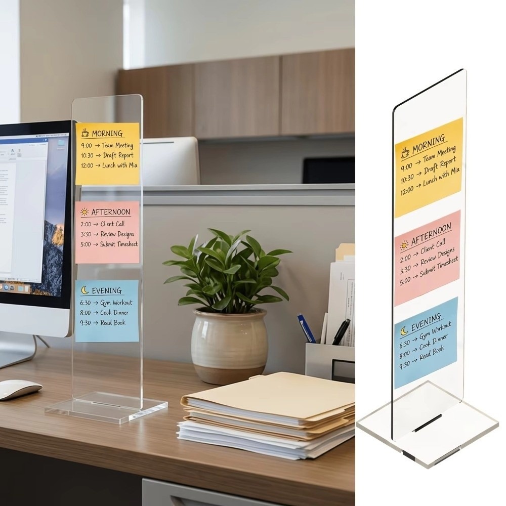 Durable Acrylic Memo Message B - огляд і ціна Desk Setup Home Office