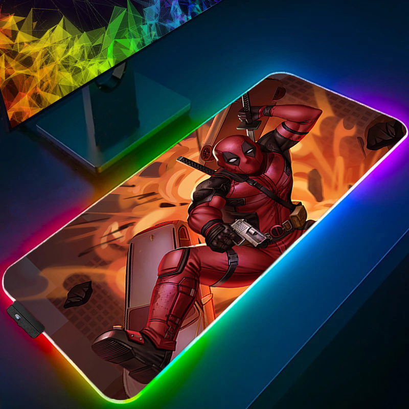 LED Mouse Pad Gaming Backlight - огляд і ціна Desk Setup Accessories