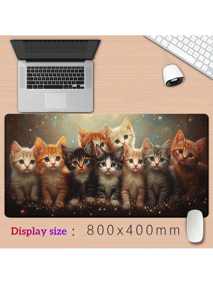 Cute Kitten Gaming Mouse Pad D - огляд і ціна Desk Setup Laptop And Pc