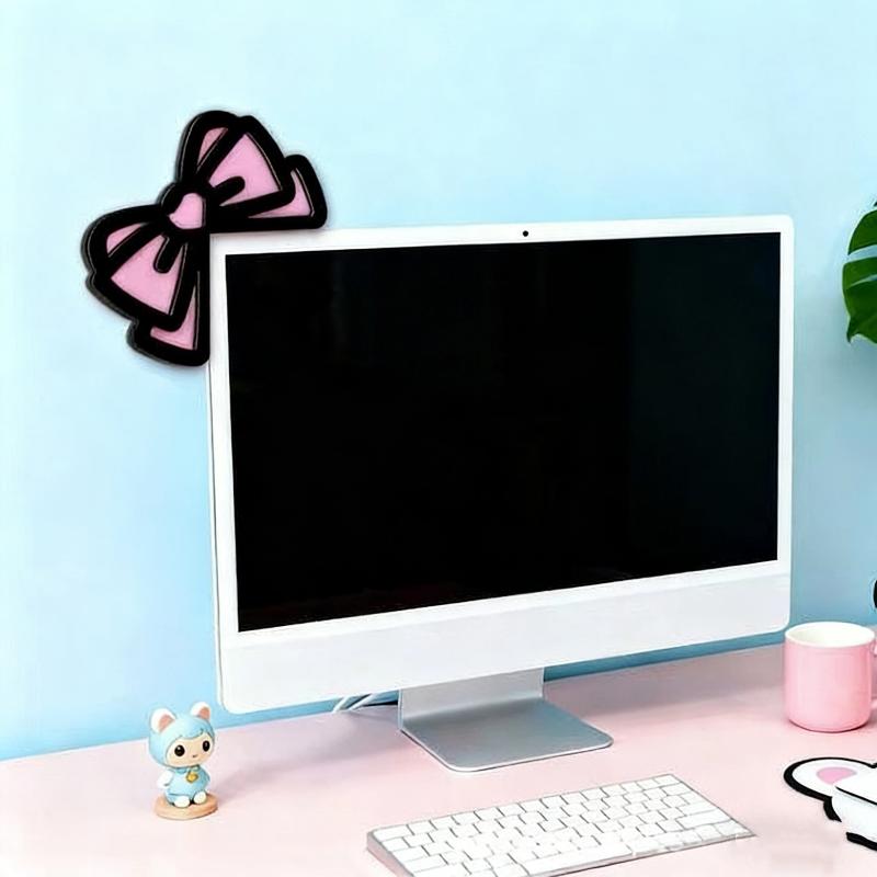 New 1/2Pcs Wooden Bowknot PC A - огляд і ціна Desk Setup Accessories