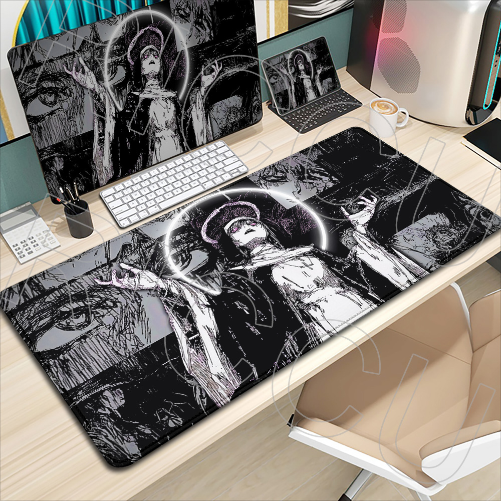 Anime Girl Black Dark style Nu - огляд і ціна Desk Setup Dark
