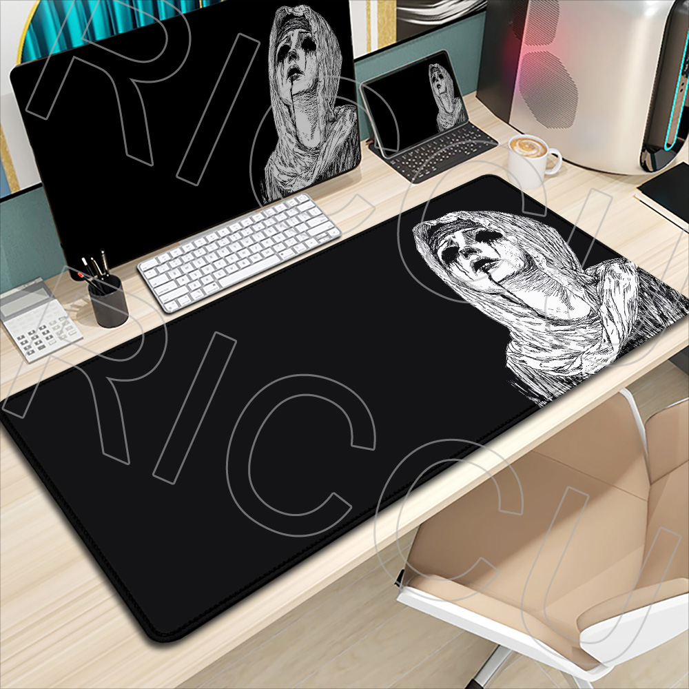 Anime Girl Black Dark style Nu - огляд і ціна Desk Setup Dark