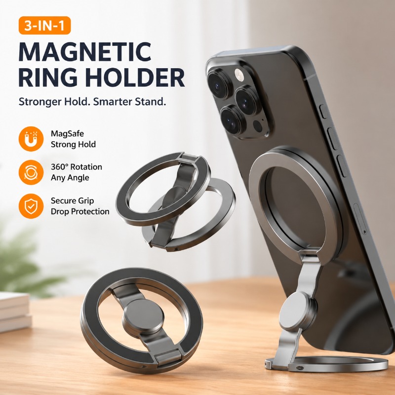 Magsafe Dual Ring Magnetic Pho - огляд і ціна Dual Phone Holder