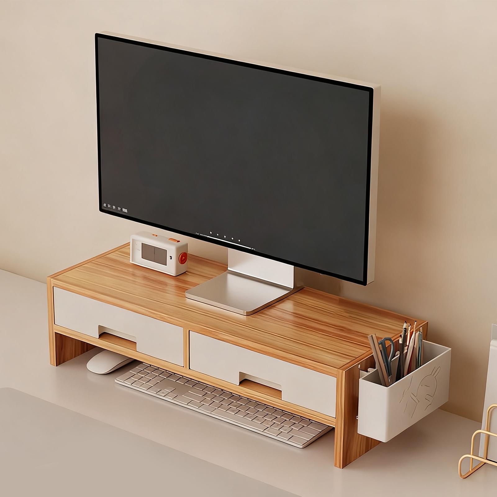 Desk Monitor Stand Riser Doubl - огляд і ціна Desk Setup Home Office