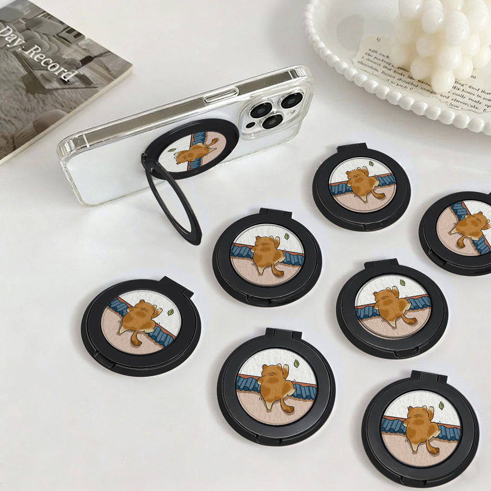 Cartoon Cat Finger Grip Univer - огляд і ціна Dual Phone Holder