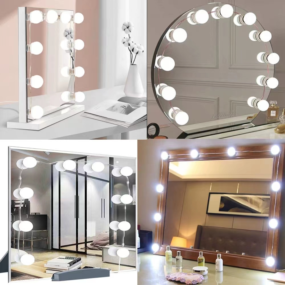 LED Light Paste Mirror Makeup  - огляд і ціна Desk Setup Lighting