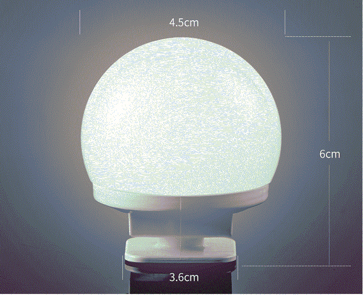 LED Light Paste Mirror Makeup  - огляд і ціна Desk Setup Lighting