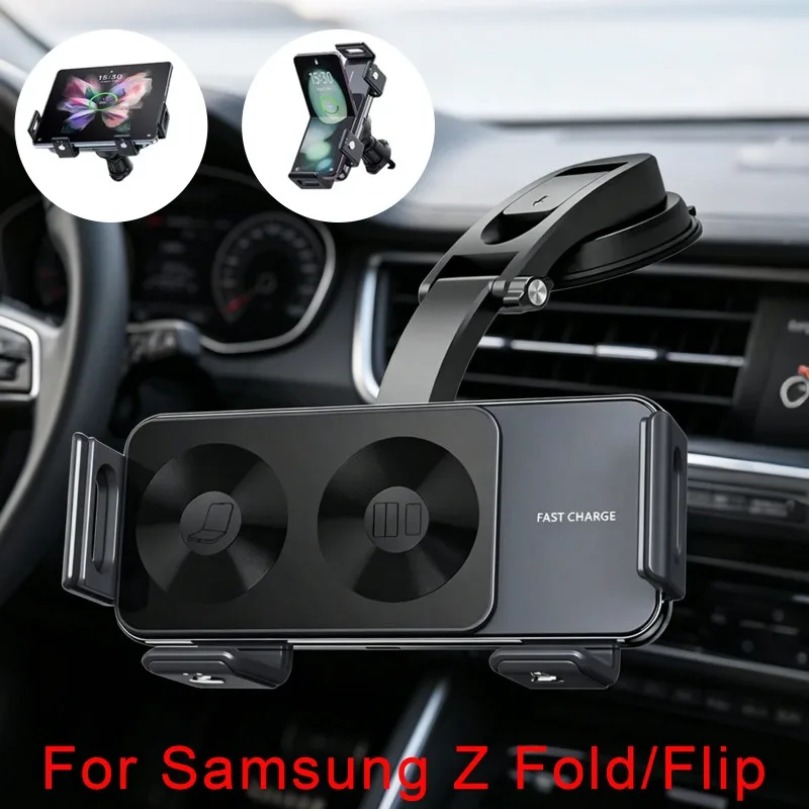 Dual Coil Wireless Fast Car Ch - огляд і ціна Dual Phone Holder