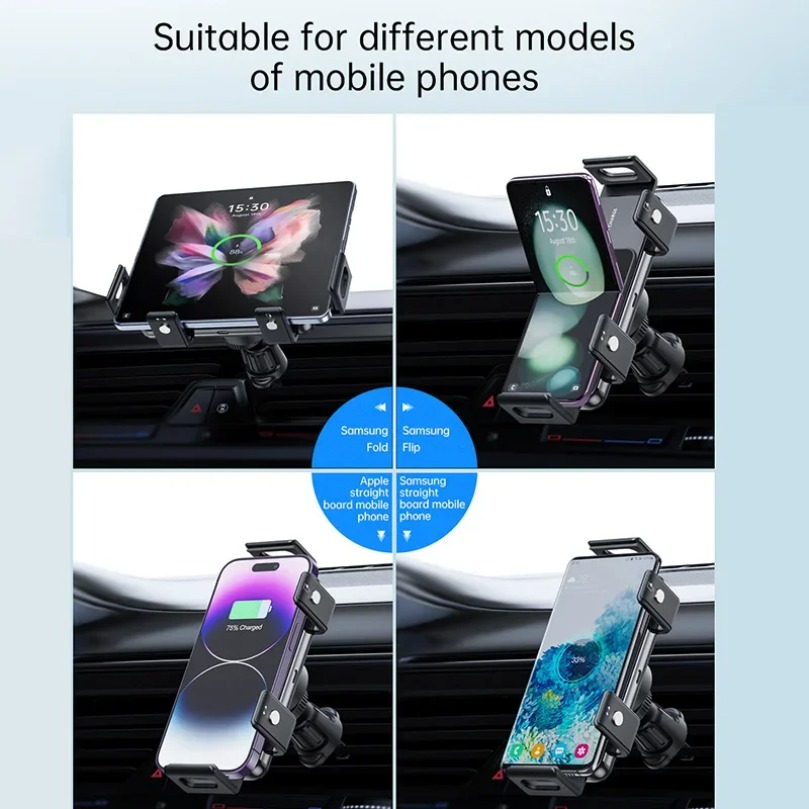 Dual Coil Wireless Fast Car Ch - огляд і ціна Dual Phone Holder