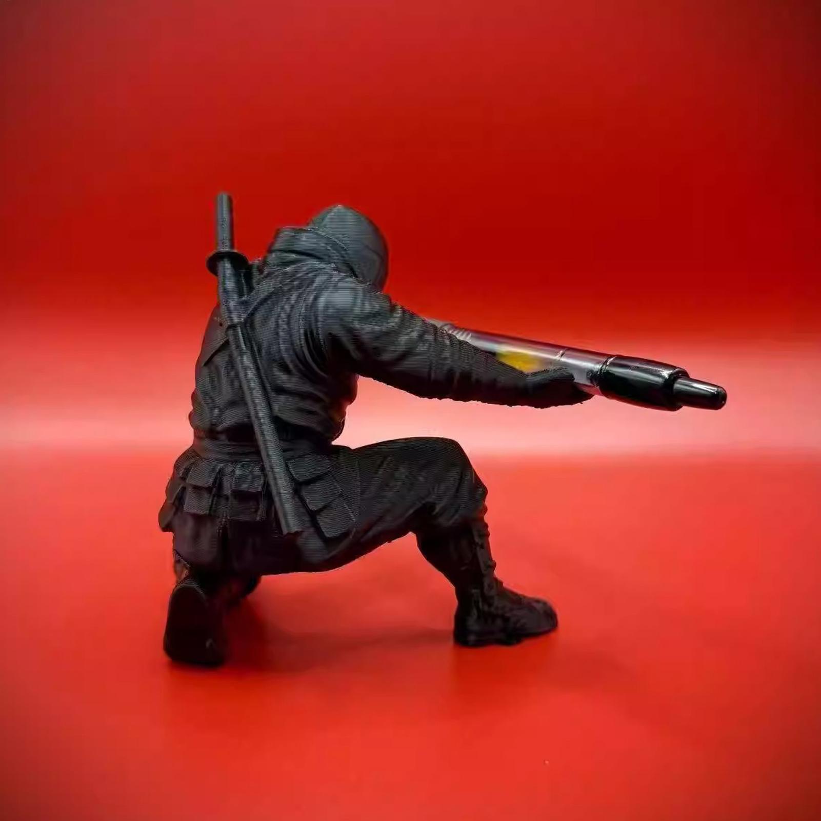 Ninja style Figure 3D Printed  - огляд і ціна Desk Setup Home Office