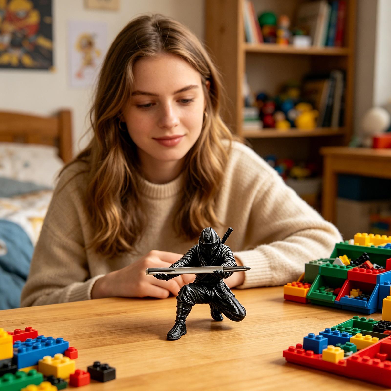 Ninja style Figure 3D Printed  - огляд і ціна Desk Setup Home Office