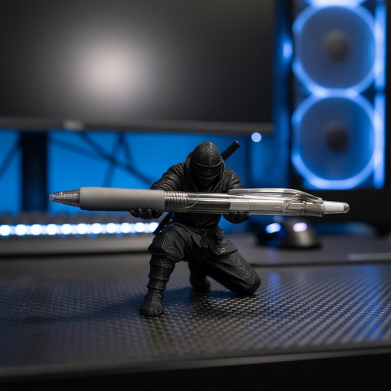 Knight Pen Holder Resin Mediev - огляд і ціна Desk Setup Home Office