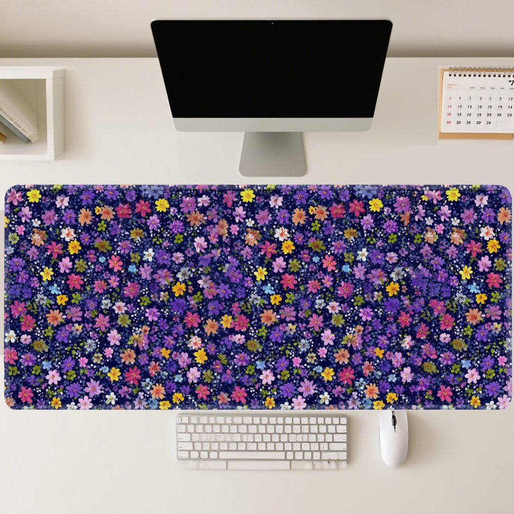 Floral Pattern Desk Mat Large  - огляд і ціна Desk Setup Dark