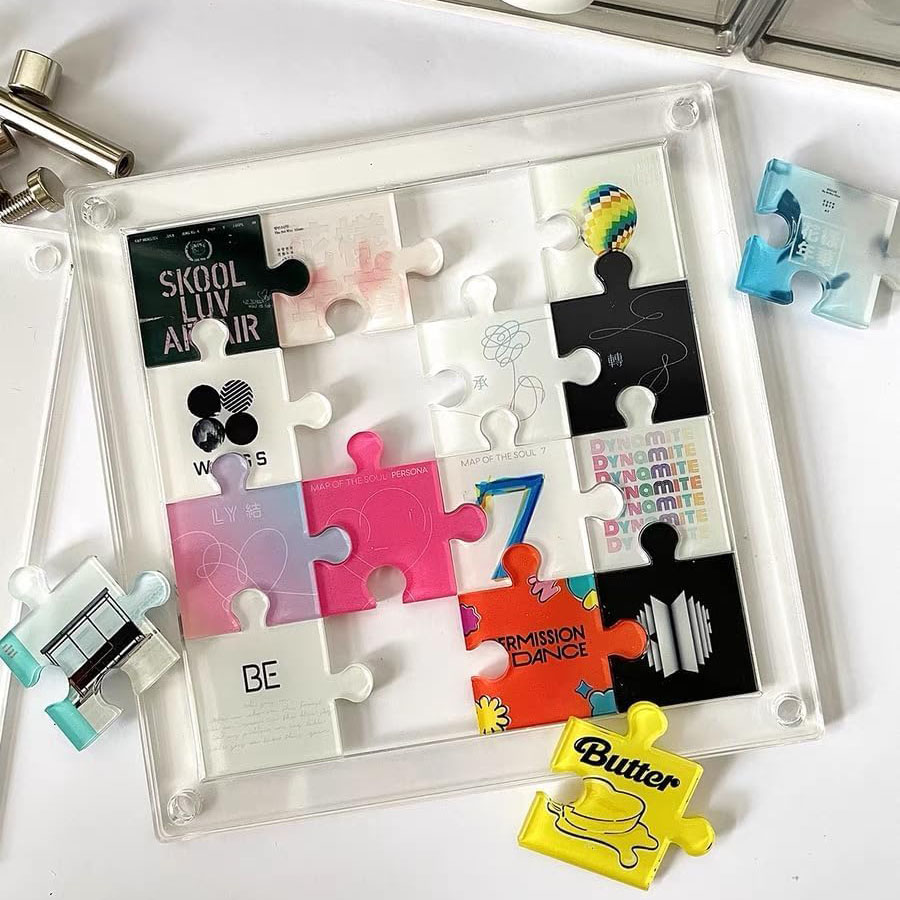 Custom Acrylic Puzzle Display  - огляд і ціна Desk Setup Home Office