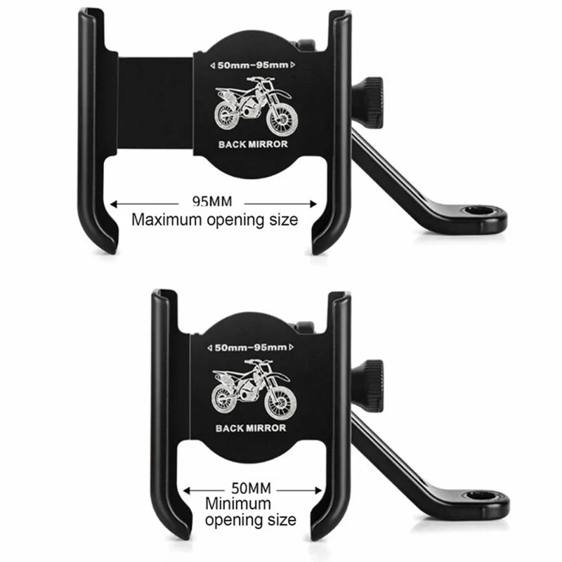 Aluminum Alloy Motorcycle Bicy - огляд і ціна Dual Phone Holder