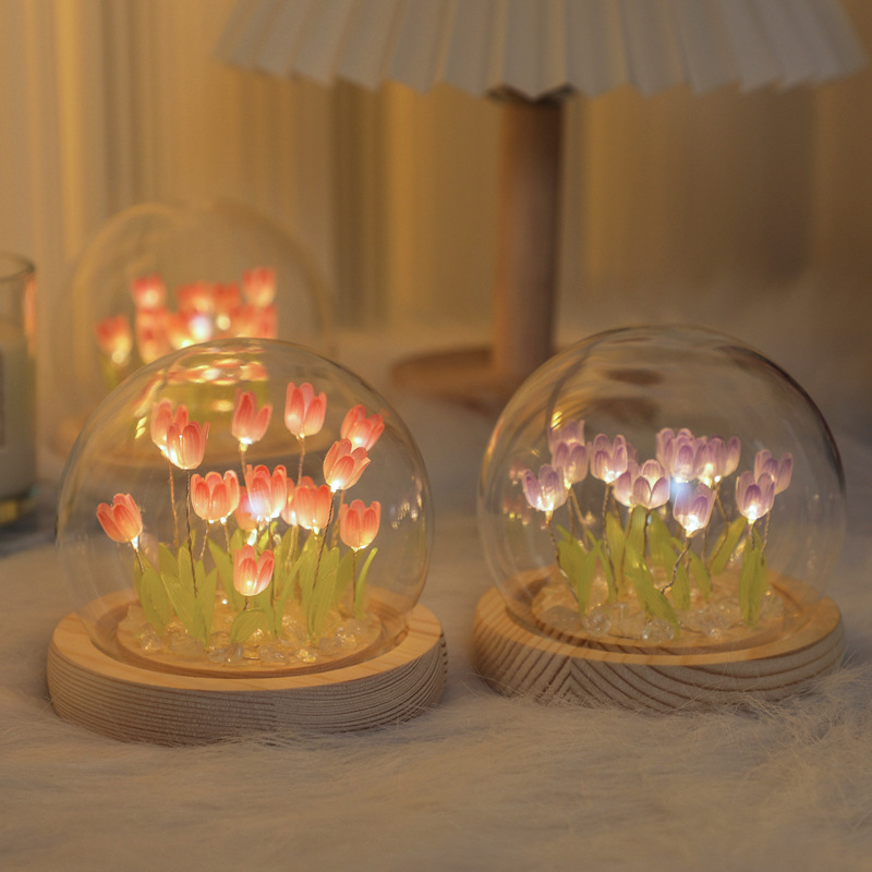 Handmade Tulip Night Lght Hand - огляд і ціна Desk Setup Lighting