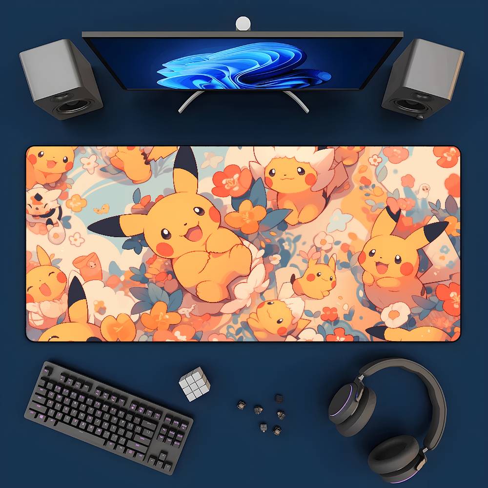 Pokemon Mouse Pad Large Gaming - огляд і ціна Desk Setup Laptop And Pc
