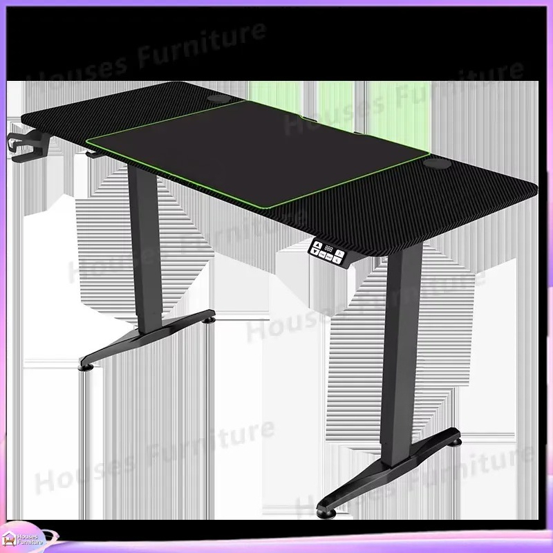 Large Gaming Computer Desk wit - огляд і ціна Desk Setup Laptop And Pc