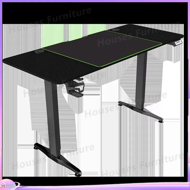 Large Gaming Computer Desk wit - огляд і ціна Desk Setup Laptop And Pc