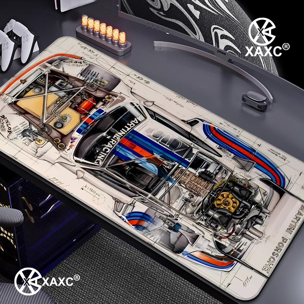 Large Cool Sport Car Blue Red  - огляд і ціна Desk Setup Red
