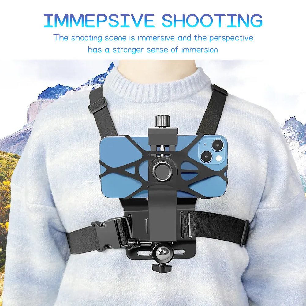 Chest Mount Phone Strap Holder - огляд і ціна Dual Phone Holder