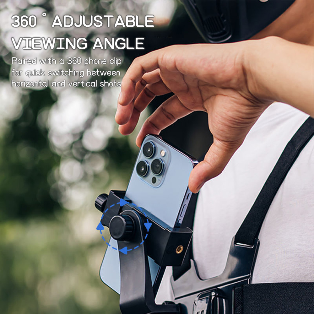 Chest Mount Phone Strap Holder - огляд і ціна Dual Phone Holder
